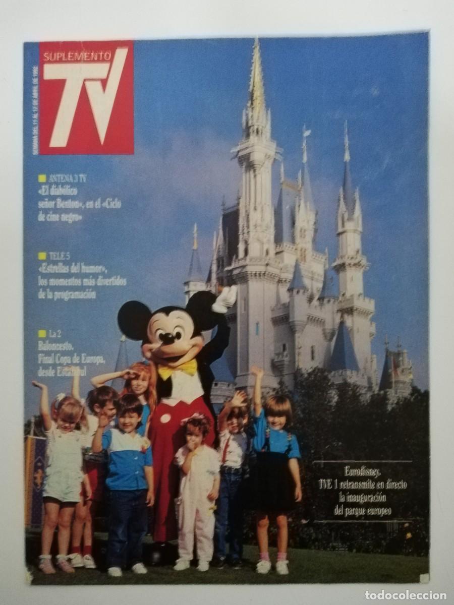 Sammeln von Zeitschriften und Zeitungen: REVISTA SUPLEMENTO TV A&Ntilde;O 1992 N&ordm; 233 - WALT DISNEY