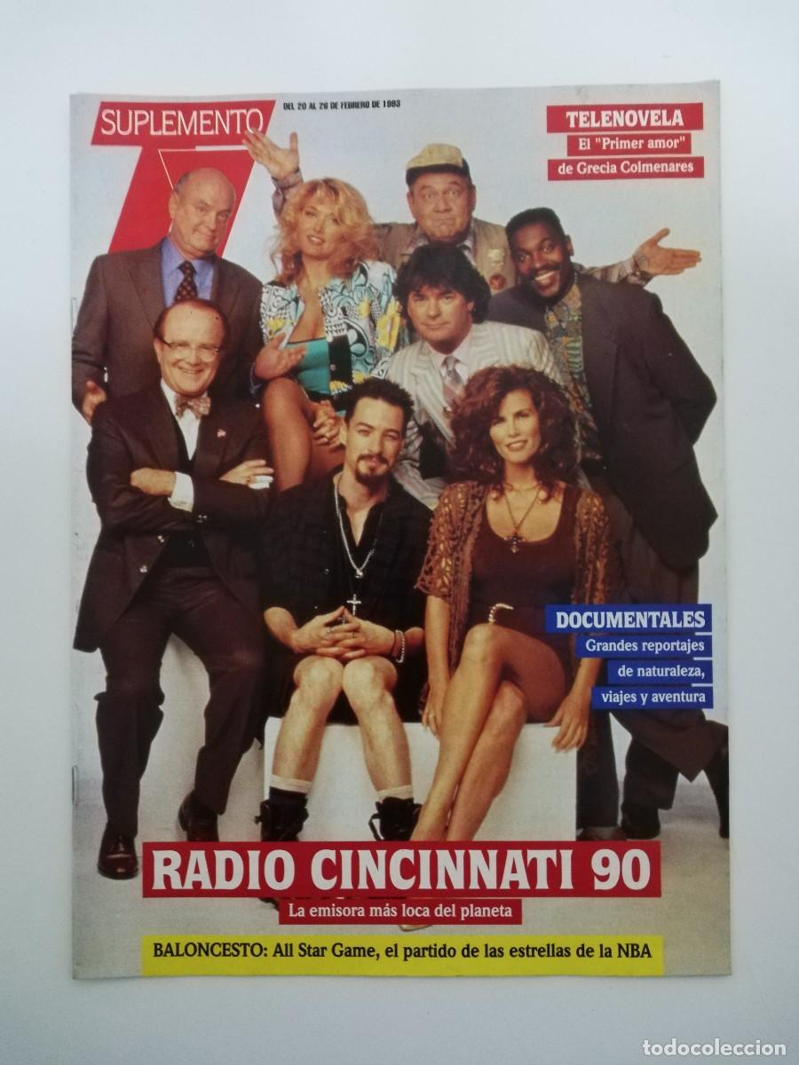 Collection Magazines and Newspapers: REVISTA SUPLEMENTO TV A&Ntilde;O 1993 N&ordm; 278 - RADIO CINCINNATI 90