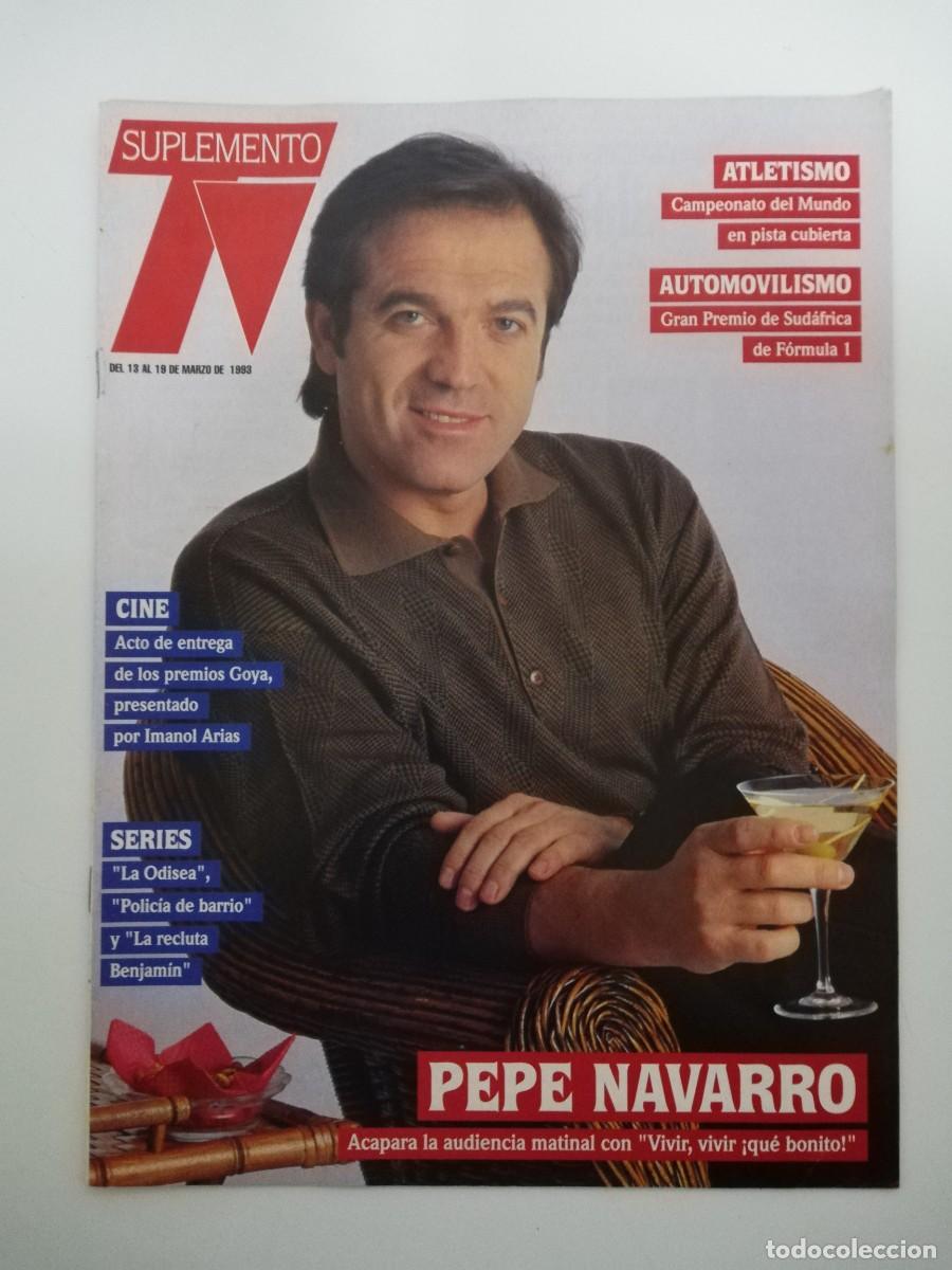Colecionismo de Revistas e Jornais: REVISTA SUPLEMENTO TV A&Ntilde;O 1993 N&ordm; 281 - PEPE NAVARRO