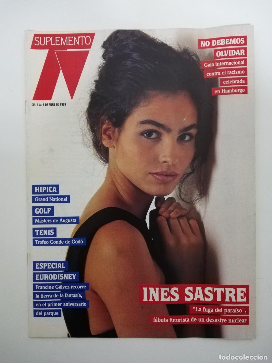 Collectionnisme de Revues et Journaux: REVISTA SUPLEMENTO TV A&Ntilde;O 1993 N&ordm; 284 - INES SASTRE