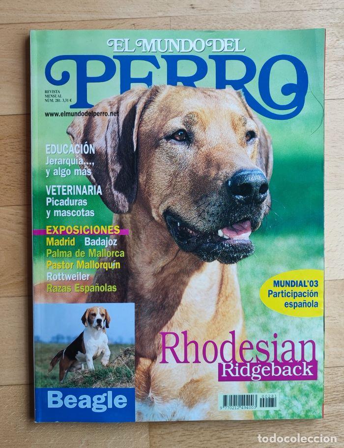 Coleccionismo de revistas y peri&oacute;dicos: REVISTA 'EL MUNDO DEL PERRO'. N&ordm; 281