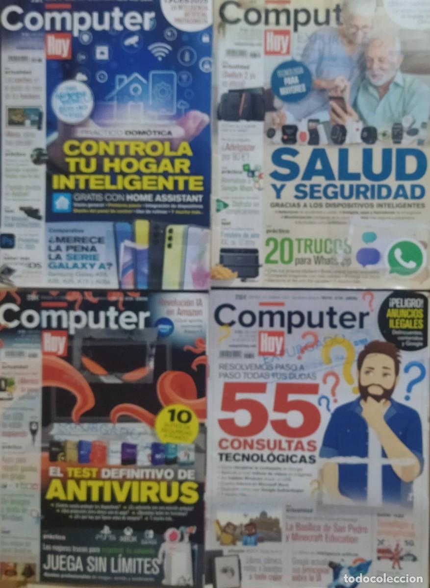 Coleccionismo de Revistas y Peri&oacute;dicos: 4 REVISTAS COMPUTER HOY - A&Ntilde;O 2025. N.⁰ 687, 689, 691, 693.