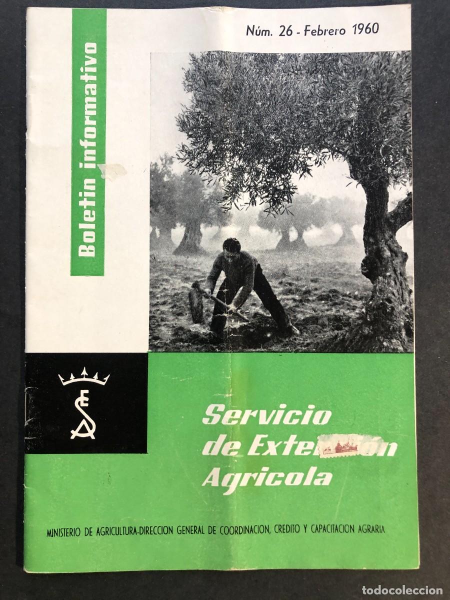 Collezionismo di Riviste e Giornali: BOLET&Iacute;N EXTENSI&Oacute;N AGRARIA A&Ntilde;O 1960 / CASTEJ&Oacute;N DEL PUENTE ( HUESCA ) ALBERCHE DEL CAUDILLO ( TOLEDO )