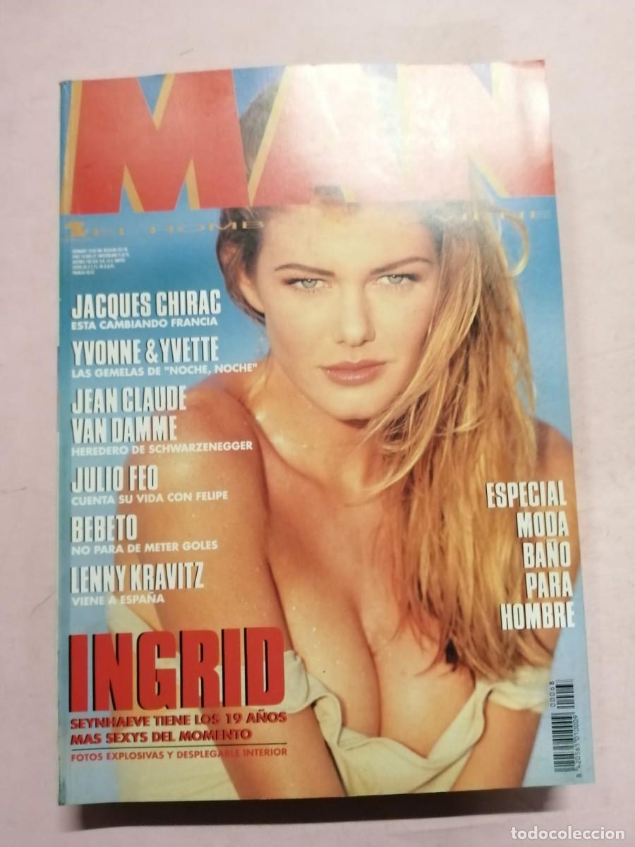 Collezionismo di Riviste e Giornali: REVISTA MAN (NUMERO 68) INGRID - VAN DAMME - BEBETO - CHIRAC - JULIO FEO -...)