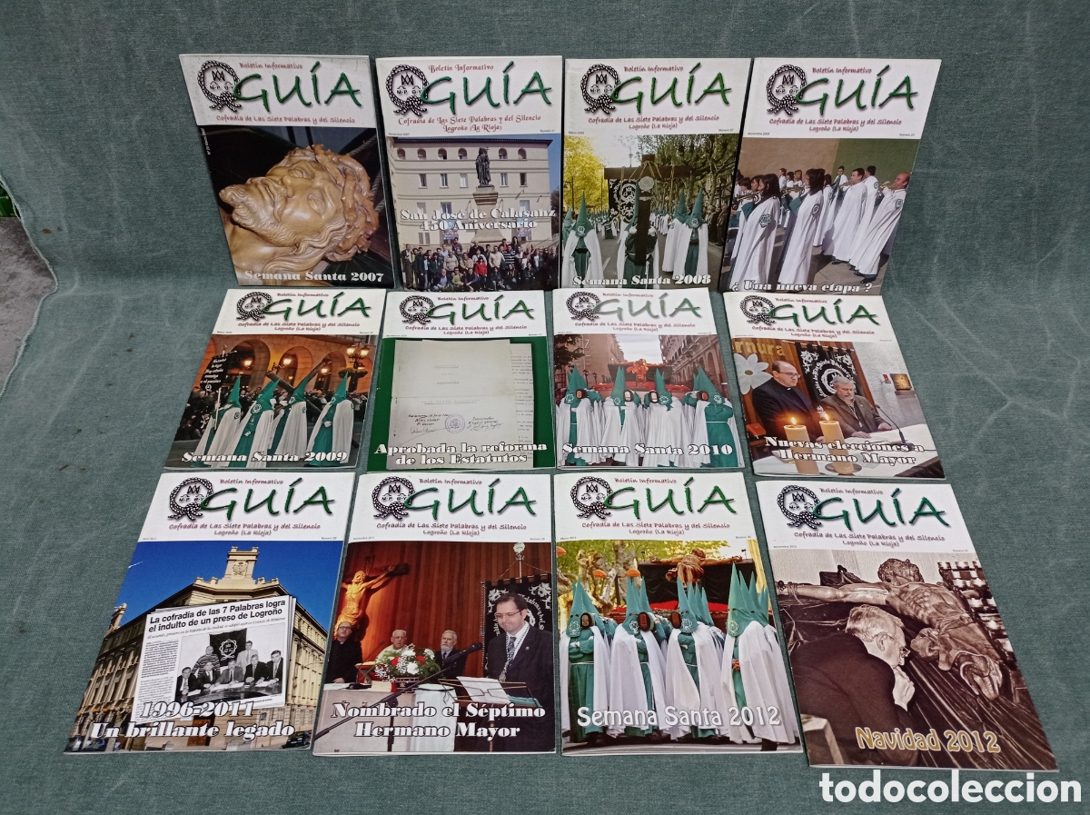 Collection Magazines and Newspapers: LOTE 24 REVISTAS GU&Iacute;A - COFRAD&Iacute;A DE LAS SIETE PALABRAS Y DEL SILENCIO - LOGRO&Ntilde;O