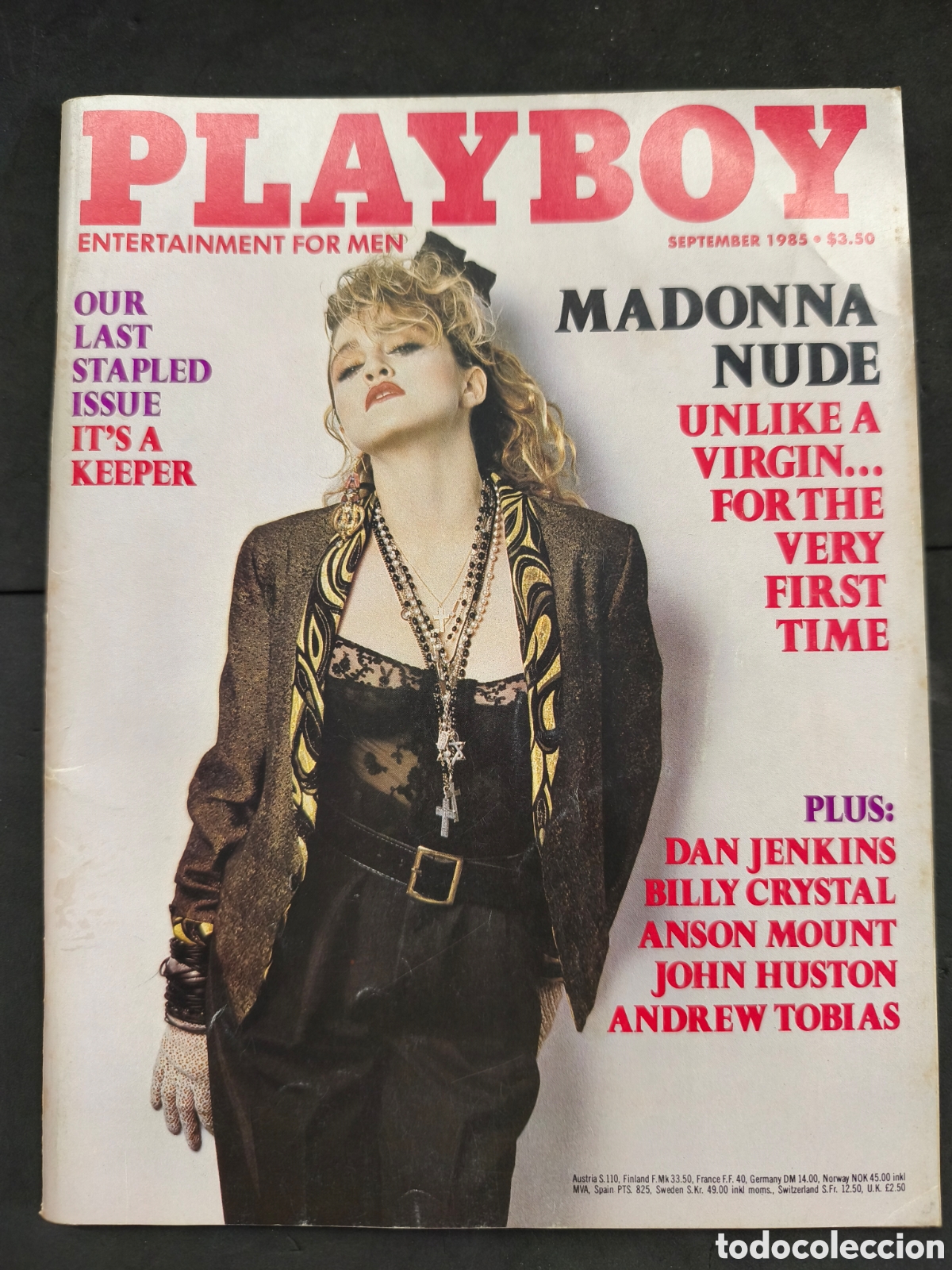 Coleccionismo de Revistas y Peri&oacute;dicos: Playboy Madonna 1985