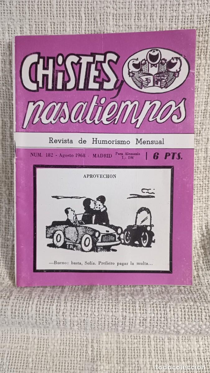 Collezionismo di Riviste e Giornali: Revista de Humorismo Mensual 1968 Chistes y pasatiempos