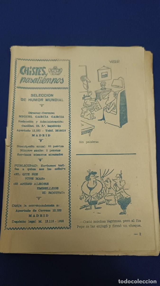 Colecionismo de Revistas e Jornais: Chistes y Pasatiempos (librito antiguo)