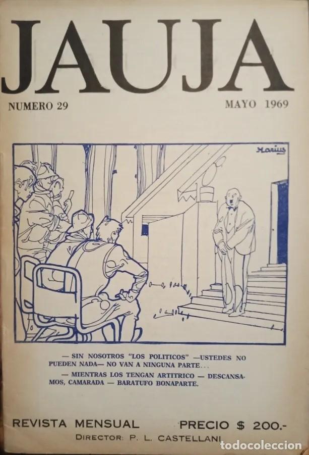 Coleccionismo de Revistas y Peri&oacute;dicos: Revista Mensual Jauja - N&uacute;mero 29 - Mayo 1969 - LEONARDO CASTELLANI - LM