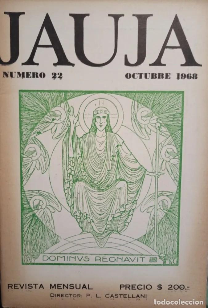 Coleccionismo de Revistas y Peri&oacute;dicos: Revista Mensual Jauja - N&uacute;mero 22 - Octubre 1968 - LEONARDO CASTELLANI - LM