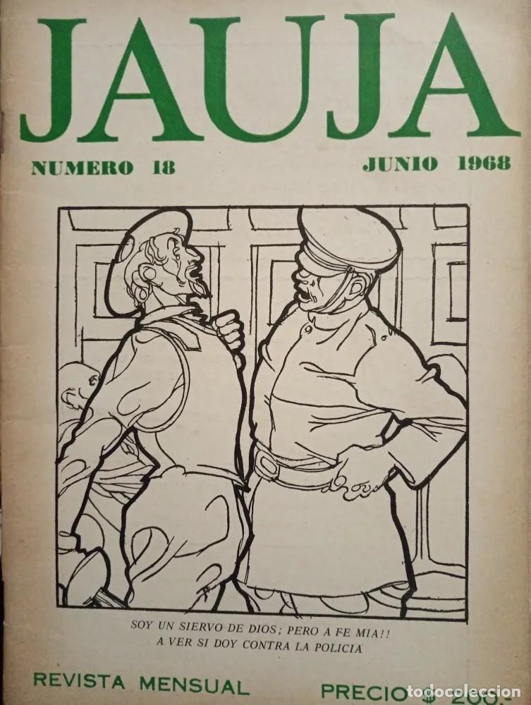 Coleccionismo de Revistas y Peri&oacute;dicos: Revista Mensual Jauja - N&uacute;mero 18 - Junio de 1968 - LEONARDO CASTELLANI - LM
