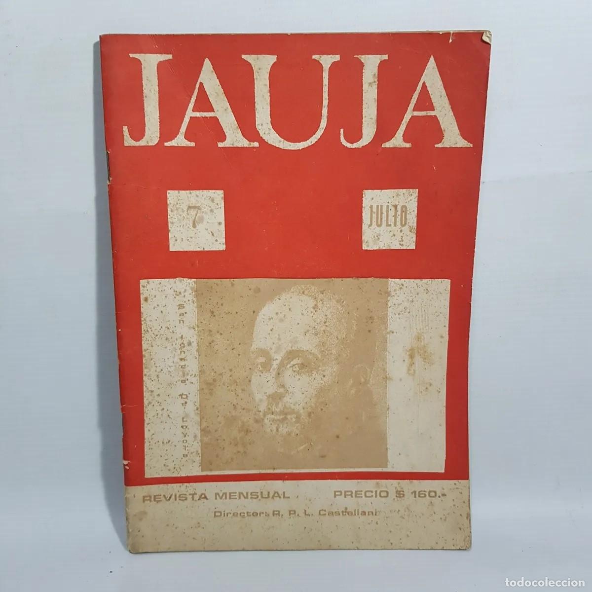 Coleccionismo de Revistas y Peri&oacute;dicos: Revista Mensual Jauja - N&uacute;mero 7 - Julio de 1968 - LEONARDO CASTELLANI - LM