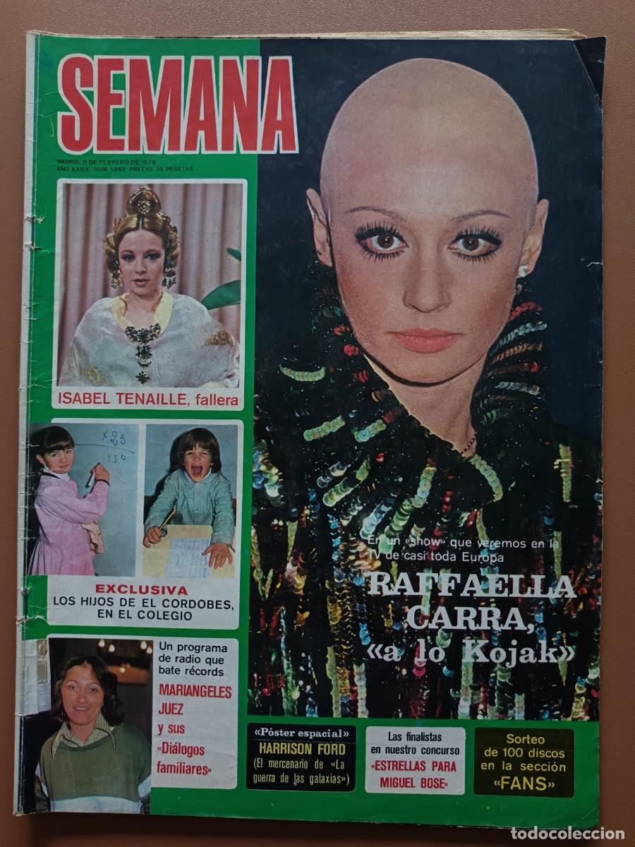 Collezionismo di Riviste e Giornali: SEMANA- N&Uacute;MERO- 1982