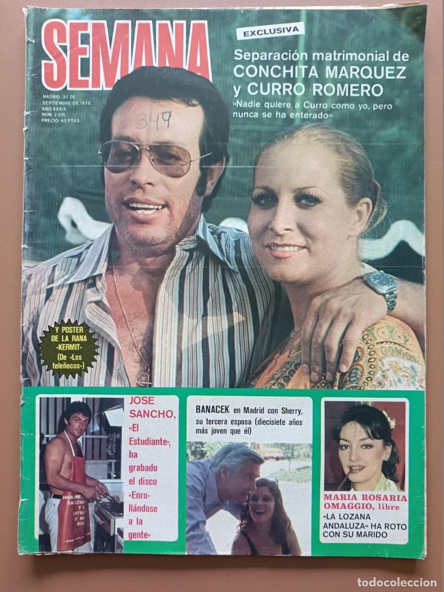 Coleccionismo de Revistas y Peri&oacute;dicos: SEMANA- N&Uacute;MERO- 2015