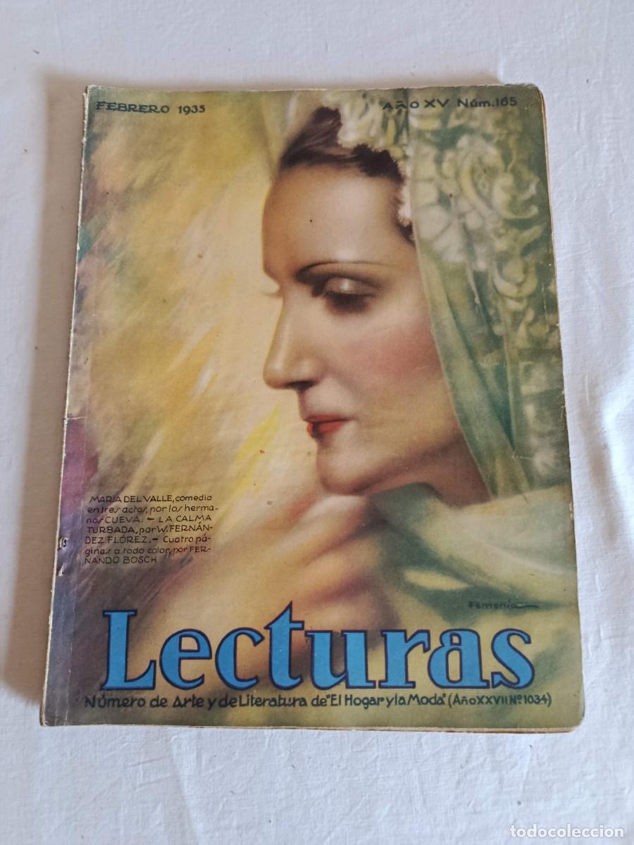 Coleccionismo de revistas y peri&oacute;dicos: Revista Lecturas febrero 1935