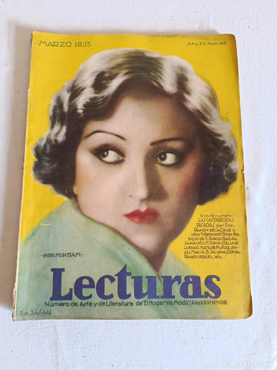 Coleccionismo de revistas y peri&oacute;dicos: Revista Lecturas marzo 1935