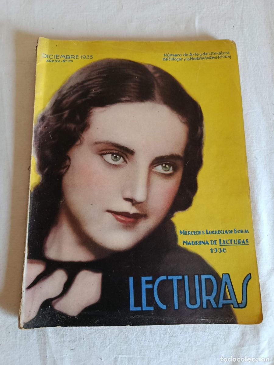 Coleccionismo de revistas y peri&oacute;dicos: Revista Lecturas diciembre 1935