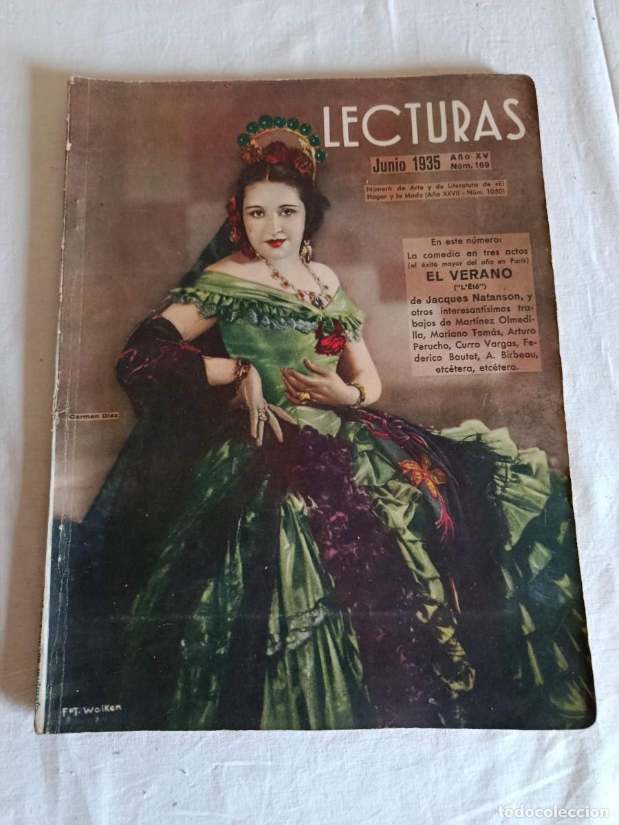 Coleccionismo de revistas y peri&oacute;dicos: Revista Lecturas junio 1935