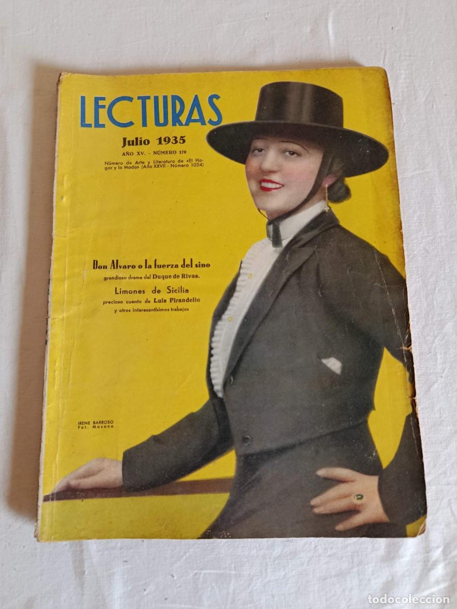 Coleccionismo de revistas y peri&oacute;dicos: Revista Lecturas julio 1935