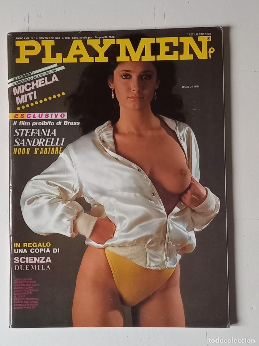 Collection Magazines and Newspapers: PLAYMEN ANNO XVII N.&deg; 11NOV. 1983 MICHELA MITI STEFANIA SANDRELLI ALLEGATO POSTER