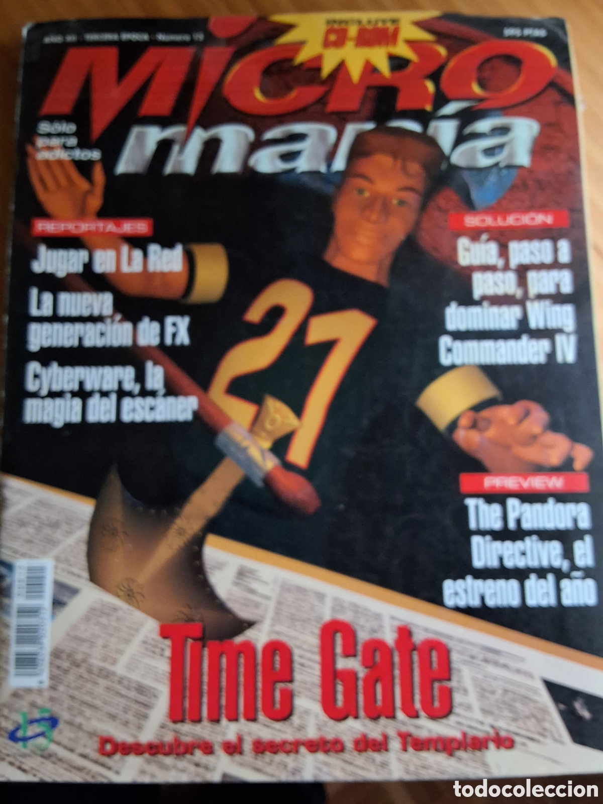Coleccionismo de Revistas y Peri&oacute;dicos: Micromania tercera &eacute;poca revista juegos n&uacute;mero 15 time gate