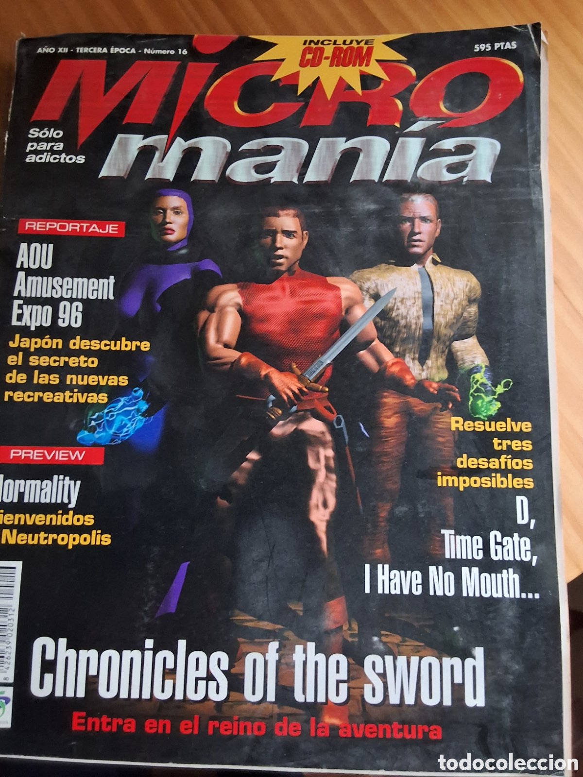 Coleccionismo de Revistas y Peri&oacute;dicos: Micromania tercera &eacute;poca revista juegos n&uacute;mero 16 Chronicles of the sword
