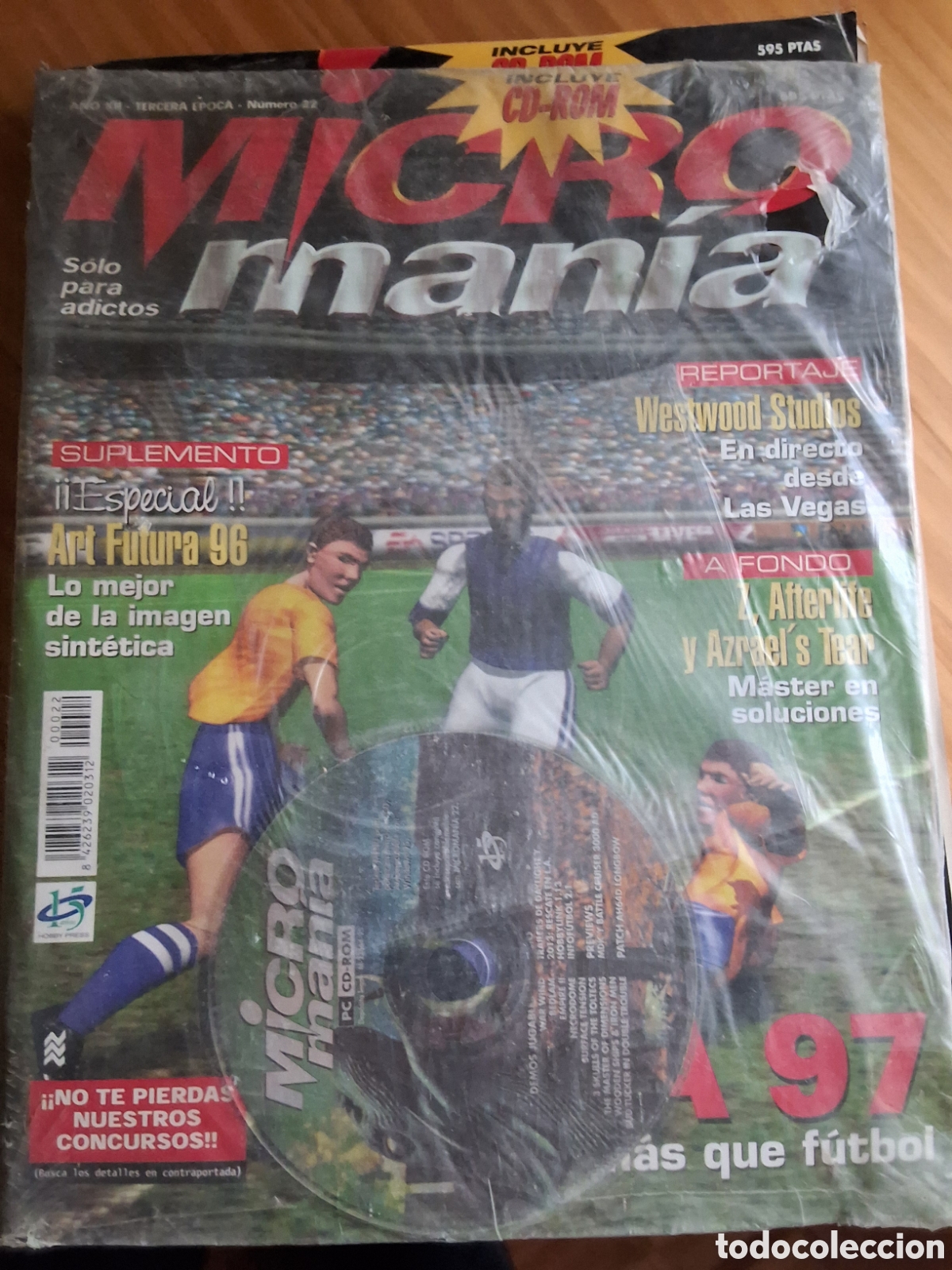 Coleccionismo de Revistas y Peri&oacute;dicos: Micromania tercera &eacute;poca revista juegos n&uacute;mero 22 fifa 1997 incluye CD