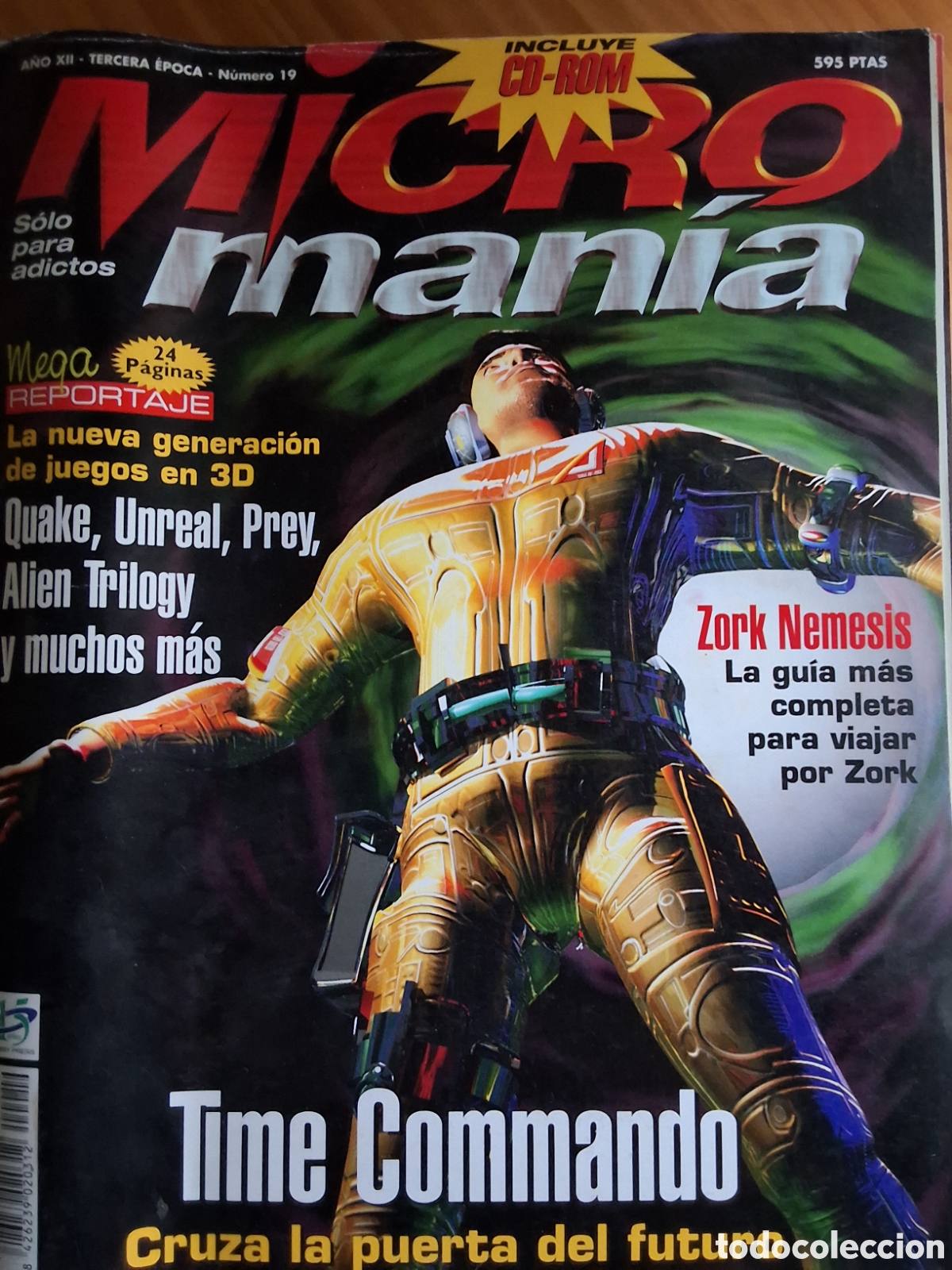 Coleccionismo de Revistas y Peri&oacute;dicos: Micromania tercera &eacute;poca revista juegos n&uacute;mero 19 time commando