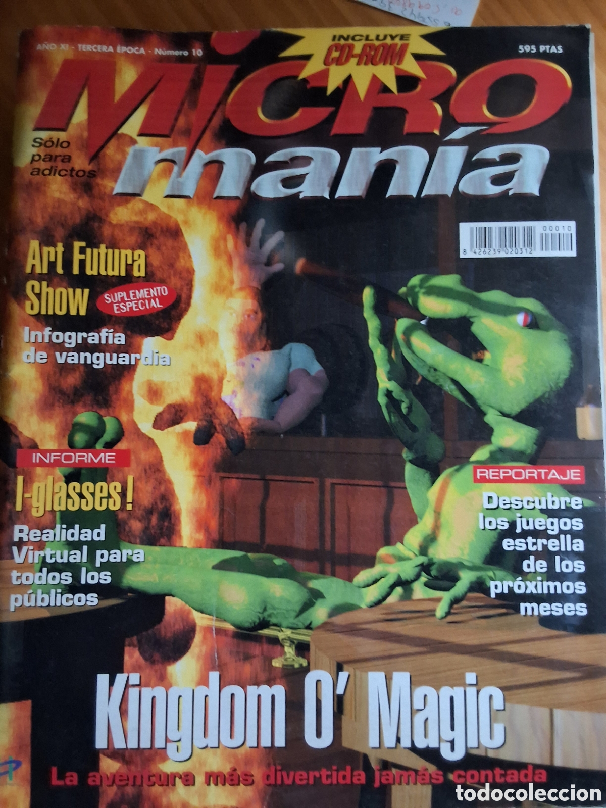 Coleccionismo de Revistas y Peri&oacute;dicos: Micromania tercera &eacute;poca revista juegos n&uacute;mero 10 Kingdom magic