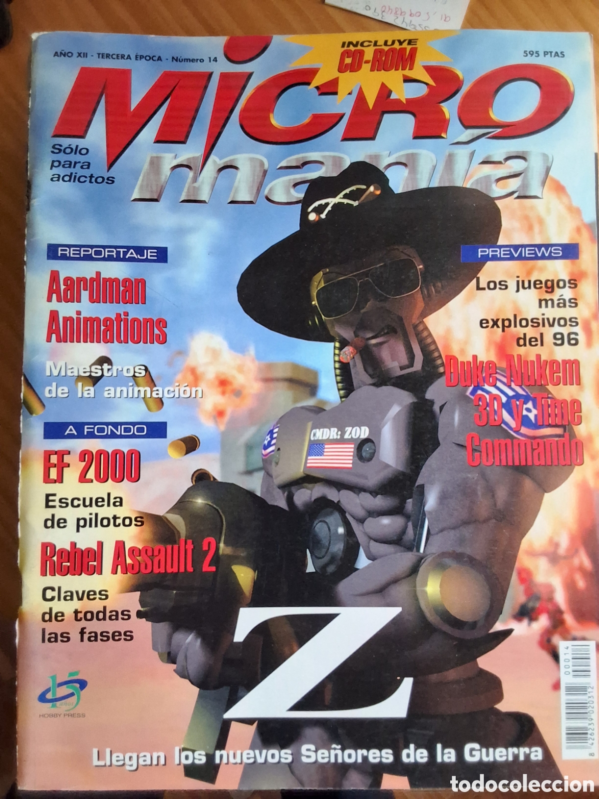 Coleccionismo de Revistas y Peri&oacute;dicos: Micromania tercera &eacute;poca revista juegos n&uacute;mero 14 Z