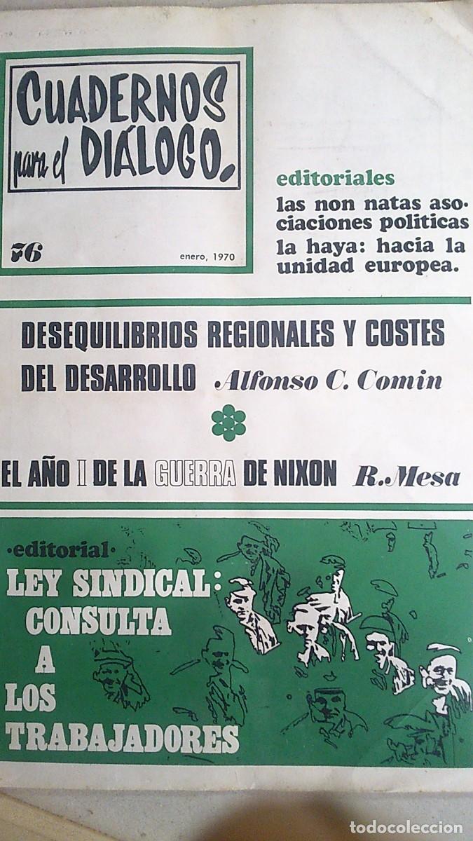 Collection Magazines and Newspapers: CUADERNOS PARA EL DIALOGO. EL A&Ntilde;O DE LA GUERRA DE NIXON. eNERO 70