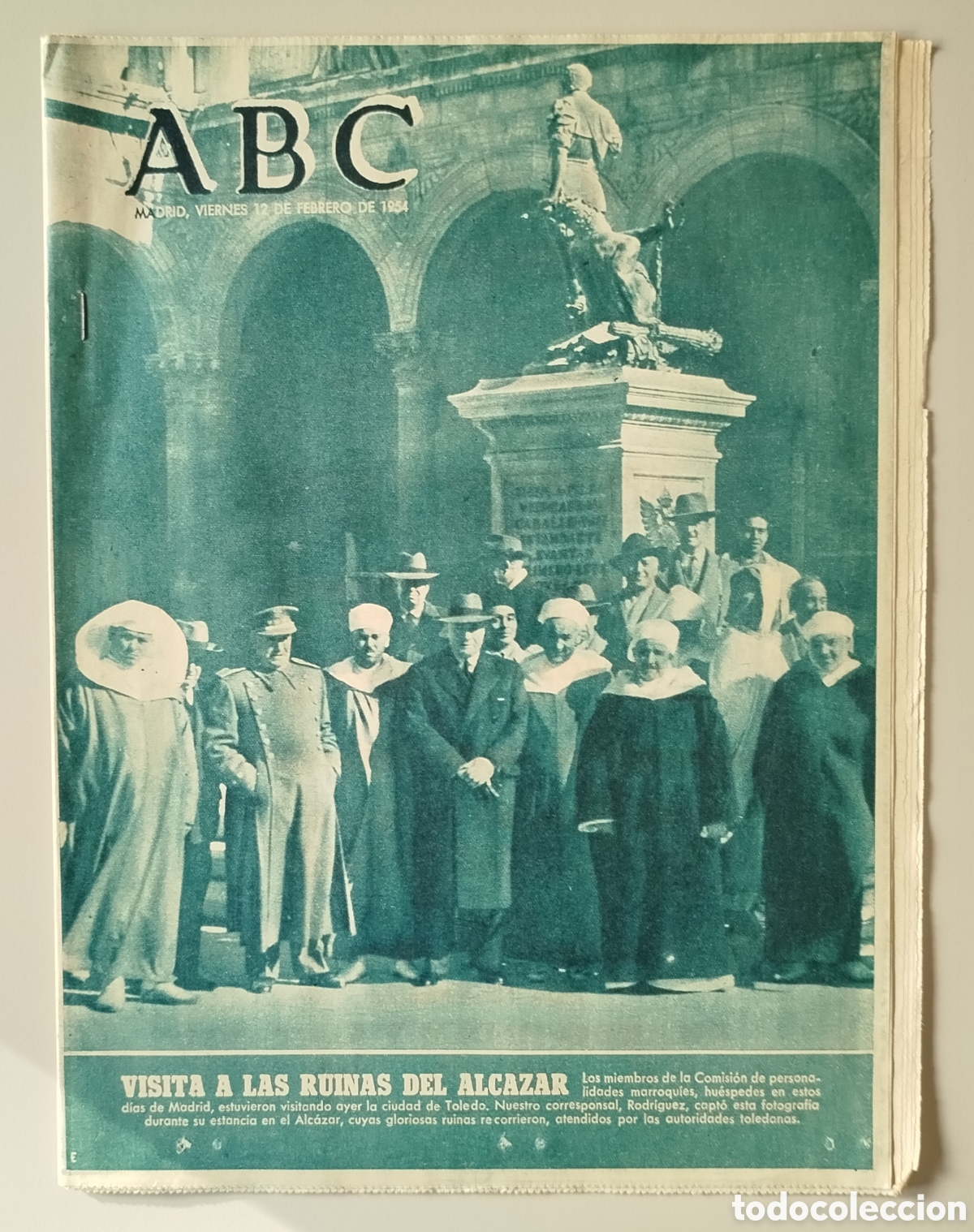 Coleccionismo de Revistas y Peri&oacute;dicos: Diario ABC 12 febrero 1954