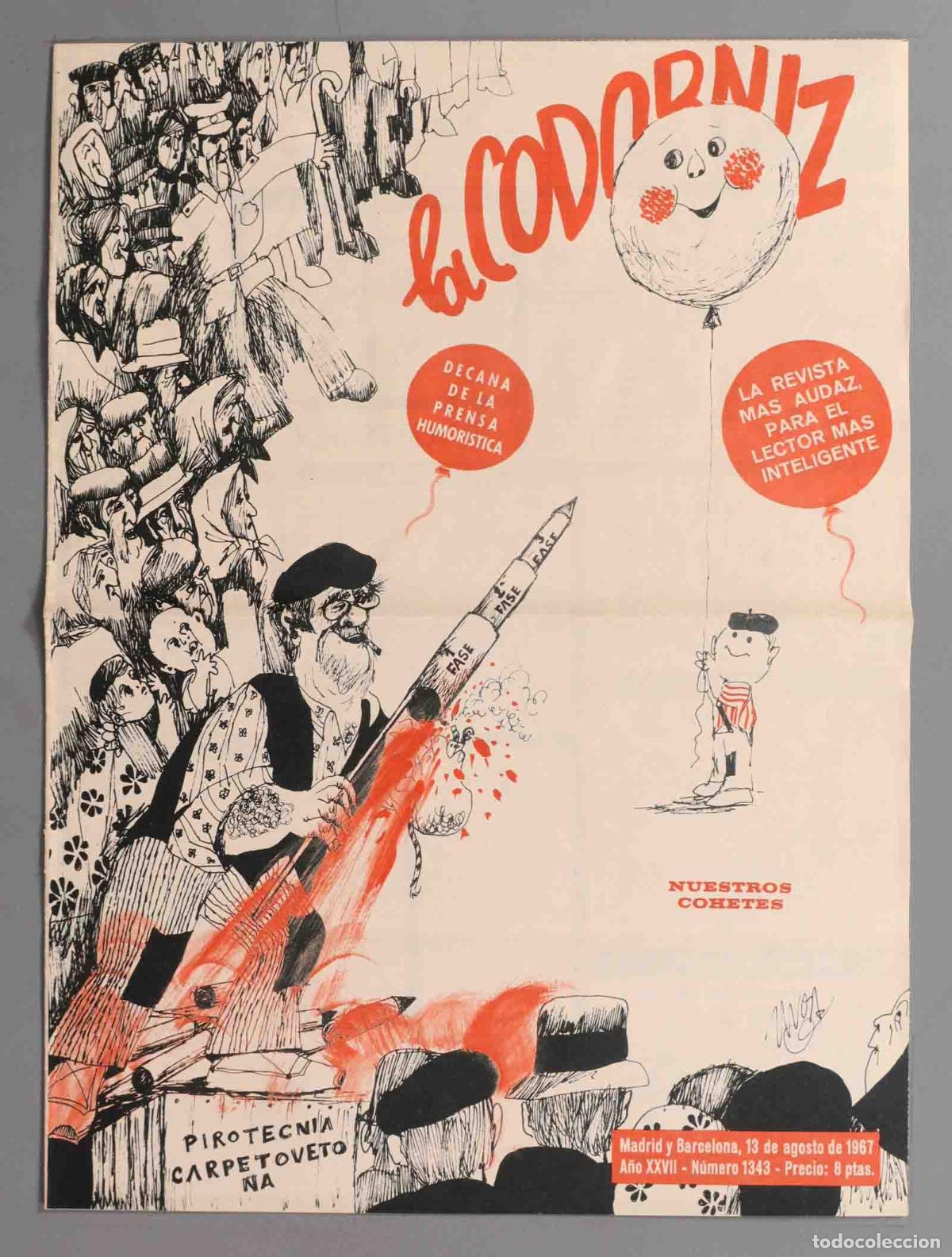 Coleccionismo de Revistas y Peri&oacute;dicos: LA CODORNIZ. A&Ntilde;O 1967. N&ordm; 1343