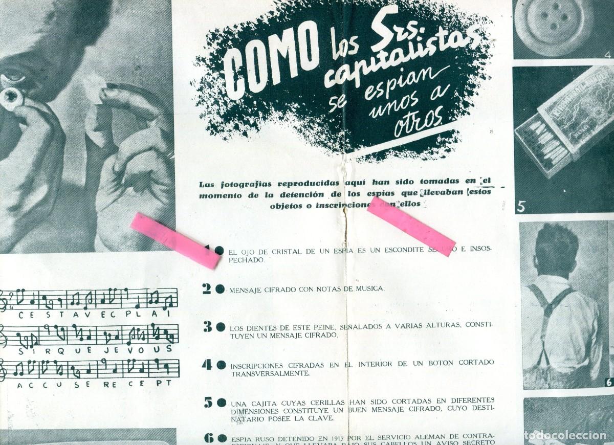 Collezionismo di Riviste e Giornali: REVISTA ANARQUISTA A&Ntilde;O 1933 METODOS DE ESPIONAJE CAPITALISTA LIMITACION DE NACIMIENTOS JUAN LAZARTE