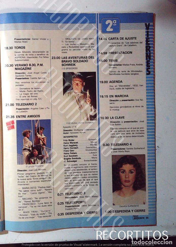 Coleccionismo de Revistas y Peri&oacute;dicos: SCHWEIK FRITZ MULIAR MECANO ENTRE AMIGOS SANDRA SUTHERLAND