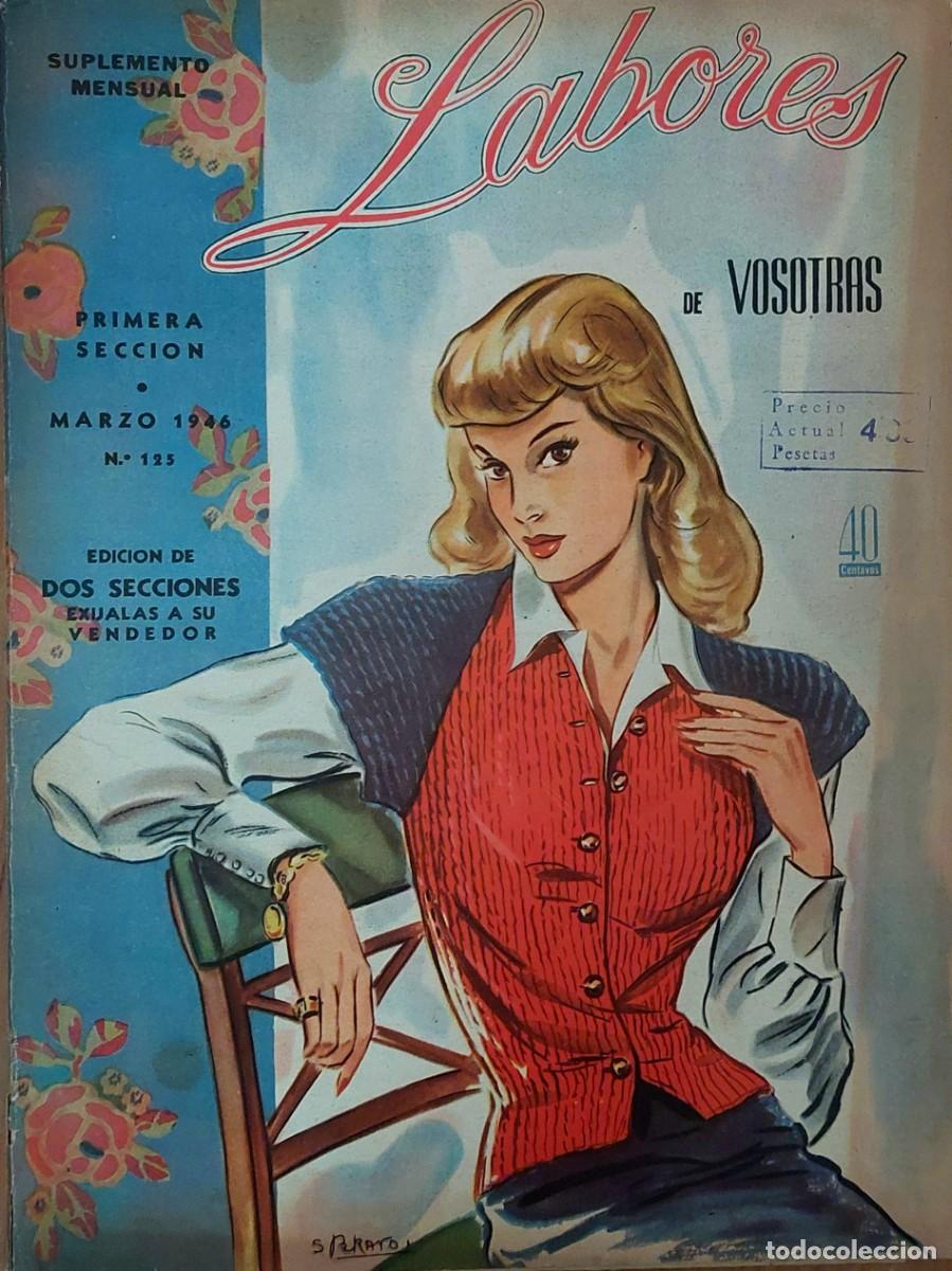 Coleccionismo de Revistas y Peri&oacute;dicos: LOTE DE 4 REVISTAS (LABORES PARA VOSOTRAS ) 1946 CON SUPLEMENTO