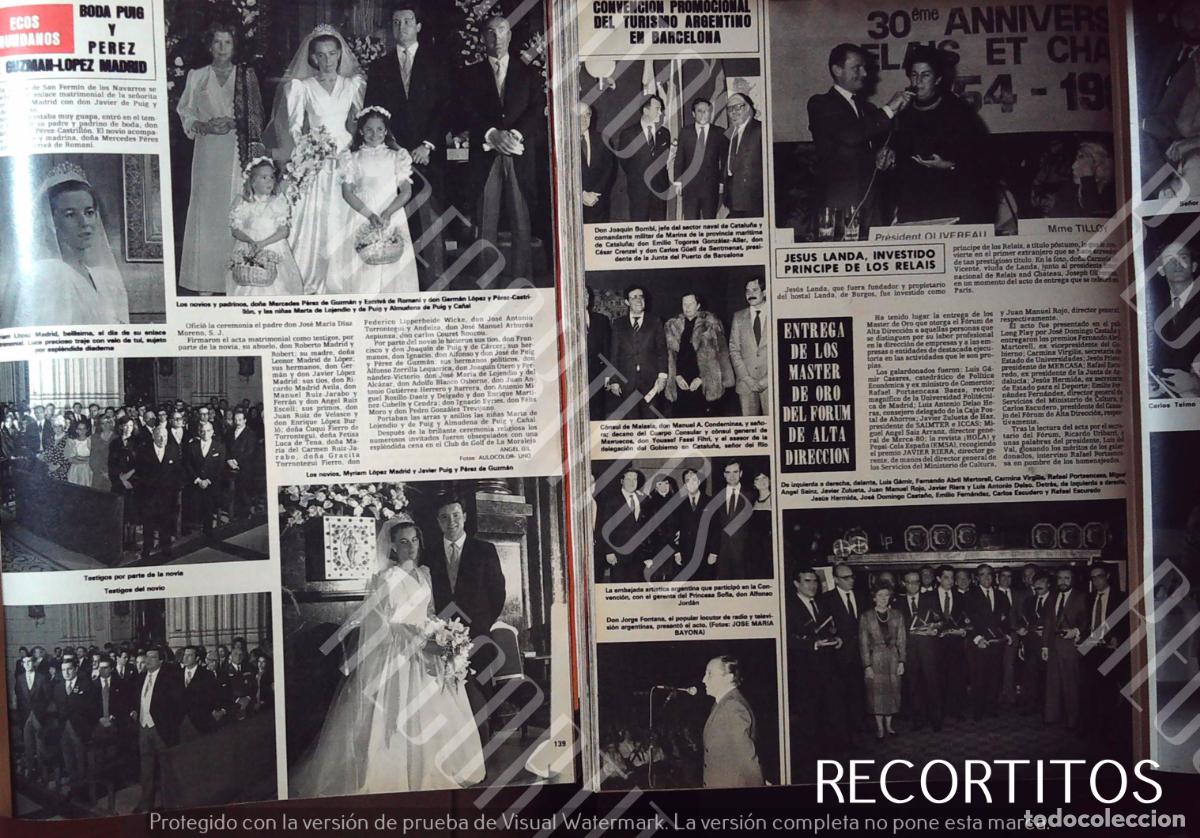 Coleccionismo de revistas y peri&oacute;dicos: MERCEDES PUIG PEREZ PEREZ GUZAN LOPEZ MADRID JESUS LANDA