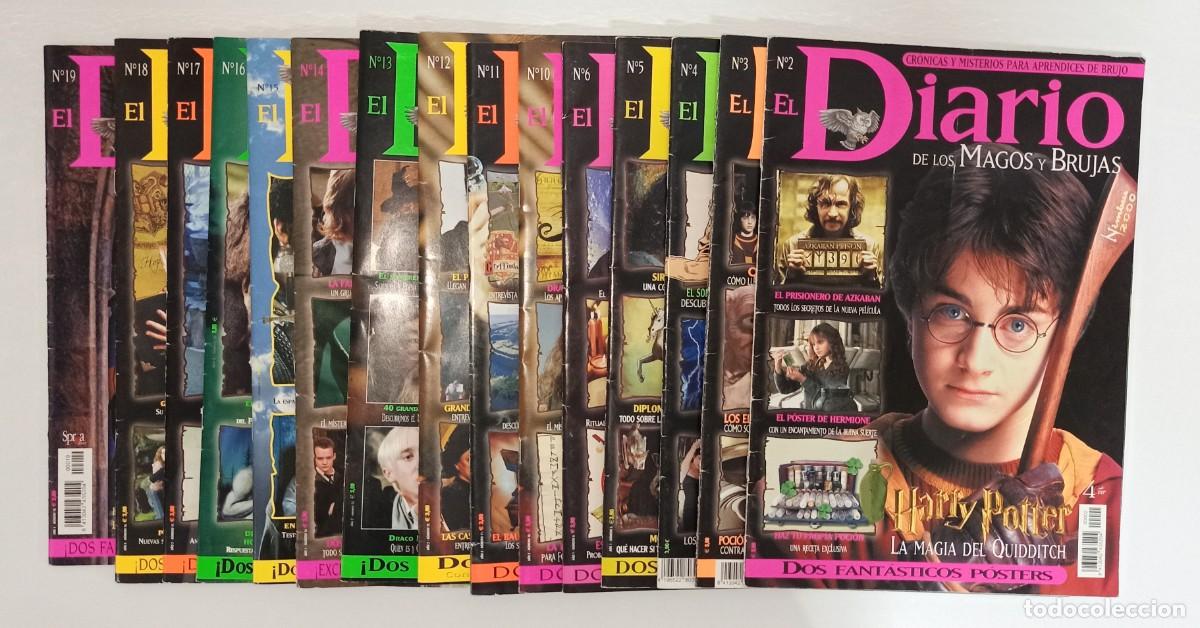 Sammeln von Zeitschriften und Zeitungen: El Diario de los magos y brujas + Magic College