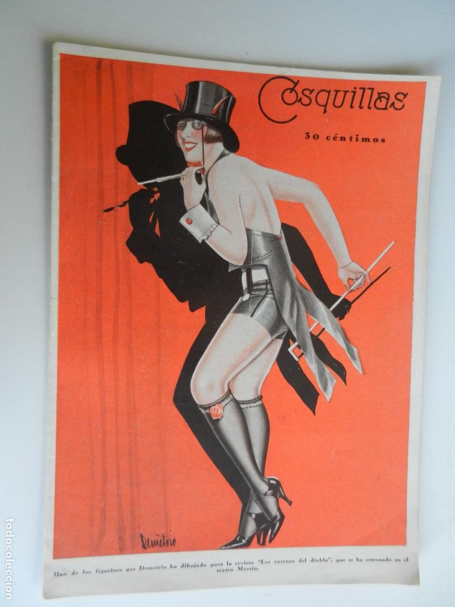 Coleccionismo de revistas y peri&oacute;dicos: COSQUILLAS N&ordm; 30 - 04-1927 - REVISTA COMICO SATIRICA , Imprenta Zoila Ascar&iacute;bar,, Madrid,
