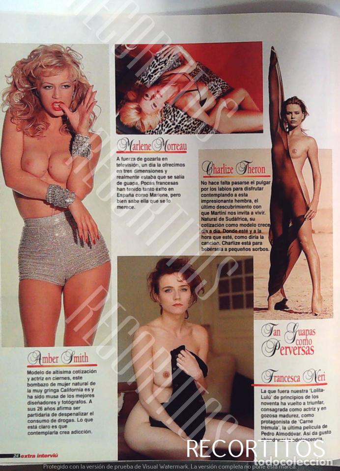 Collezionismo di Riviste e Giornali: AMBER SMITH FRANCESCA NERI MARLENE MORREAU CHARLIZE THERON