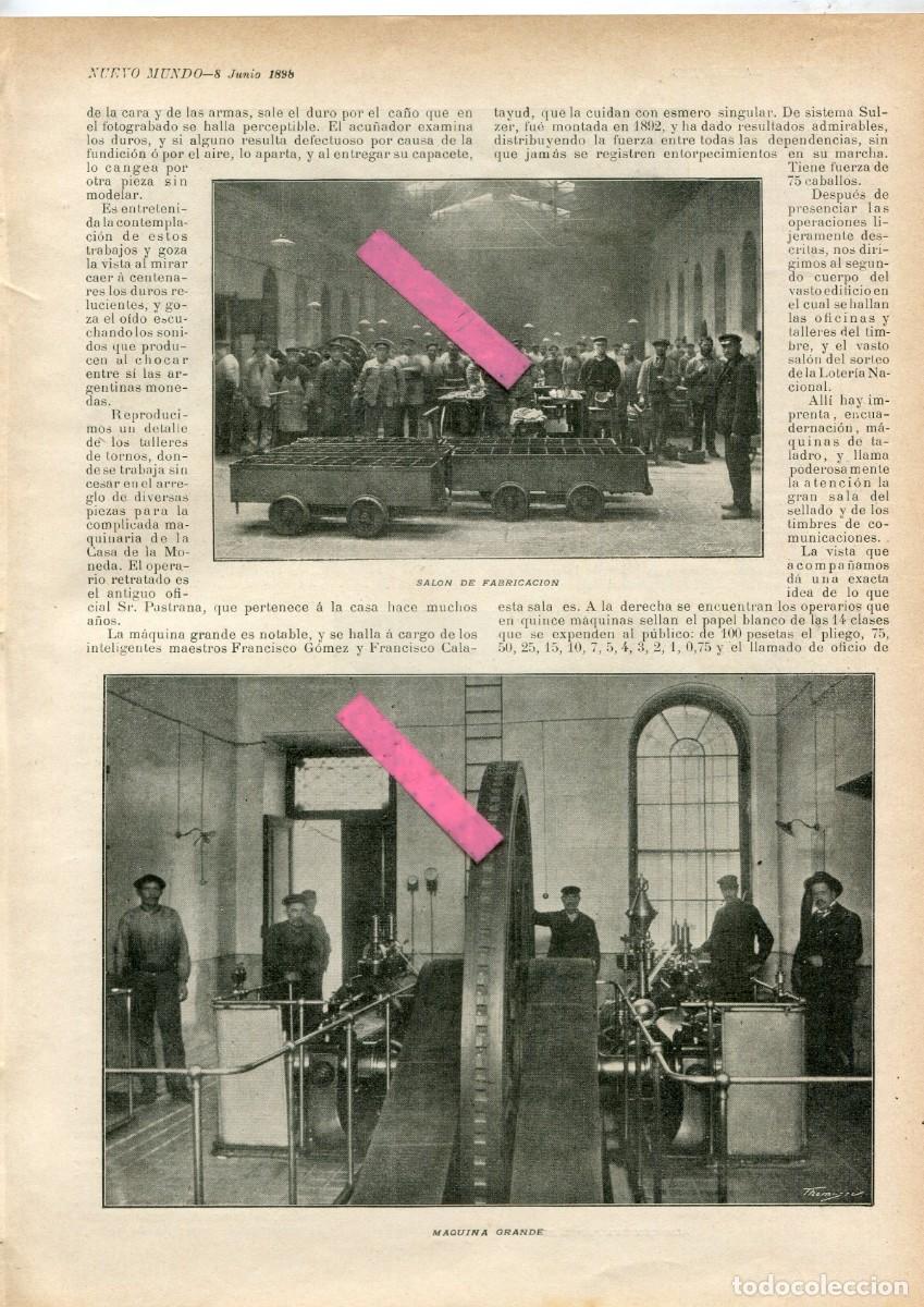 Sammeln von Zeitschriften und Zeitungen: REVISTA A&Ntilde;O 1898 FABRICA NACIONAL DE MONEDA Y TIMBRE TREN FERROCARRIL Y GUERRA DE SANTIAGO DE CUBA