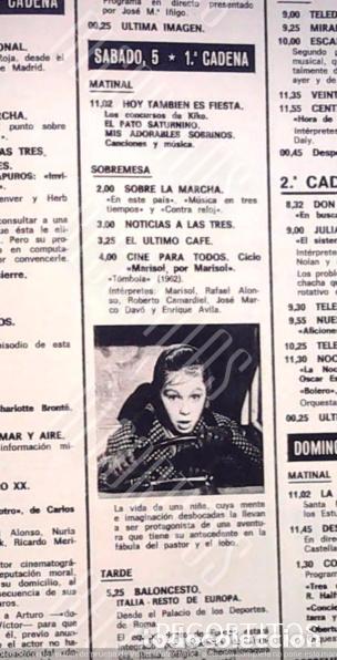 Coleccionismo de Revistas y Peri&oacute;dicos: PEPA FLORES MARISOL TOMBOLA