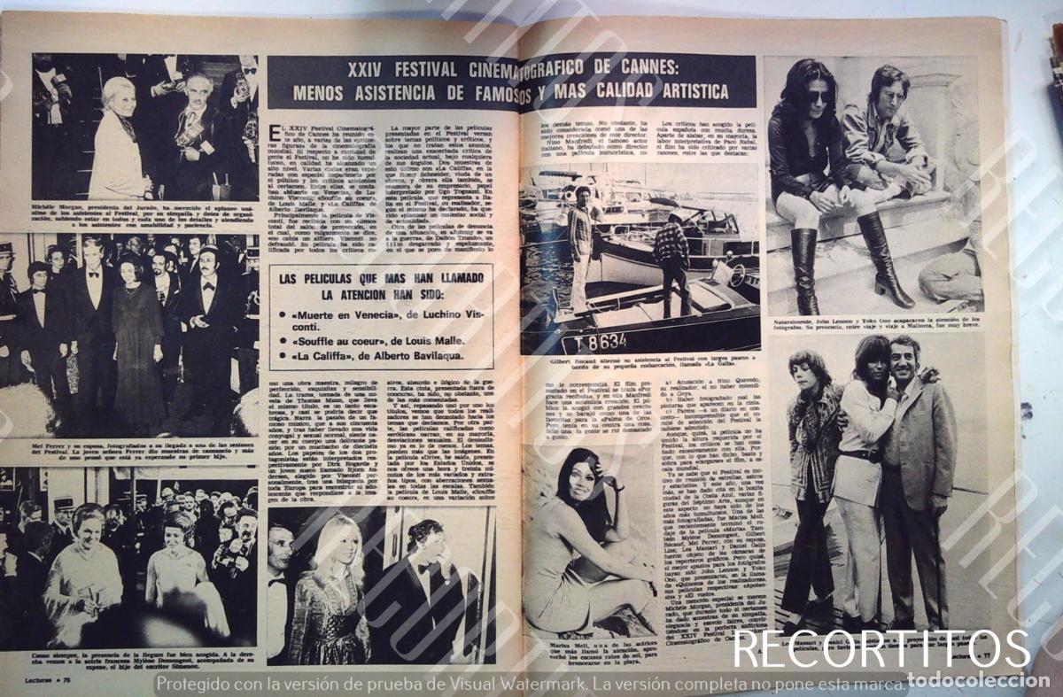 Coleccionismo de Revistas y Peri&oacute;dicos: john lennon yoko ono los beatles MARISA MELL LEA MASSARI GOLBERT BECAUD MYLENE DEMONGEOT MICHELE MOR
