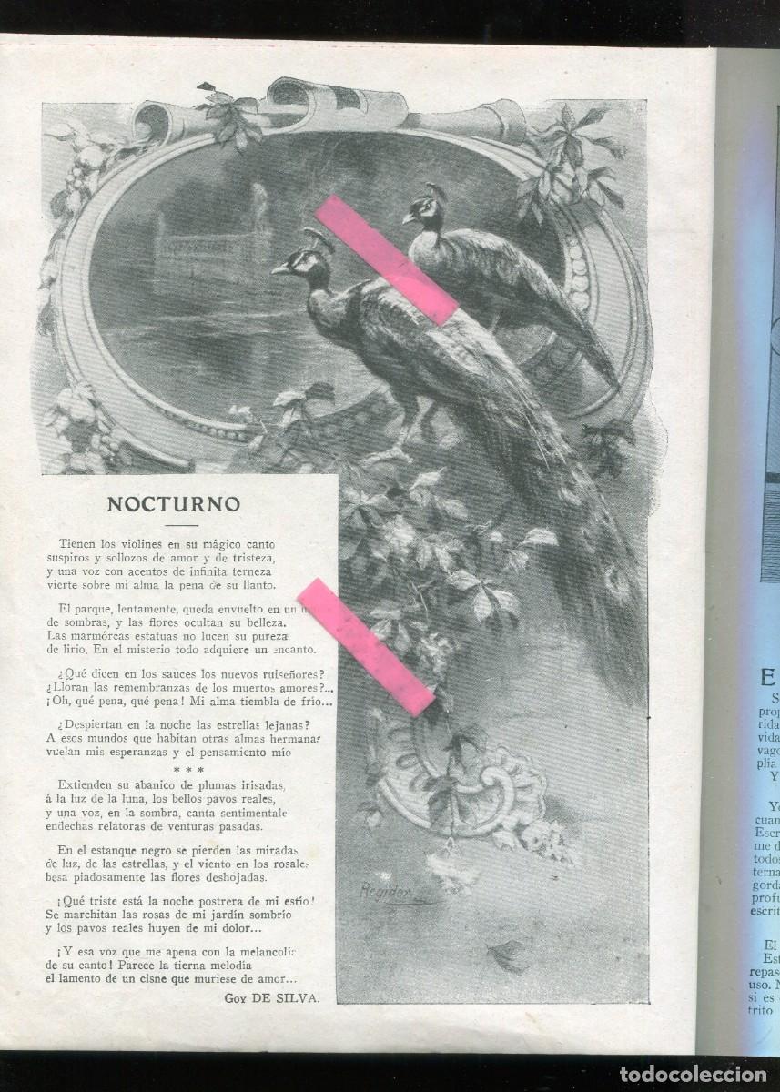 Collectionnisme de Revues et Journaux: REVISTA A&Ntilde;O 1912 GOY DE SILVA DEL FERROLL ANGEL DIAZ HUERTAS DOLORES BALANZAT MARQUESA DE NAJERA