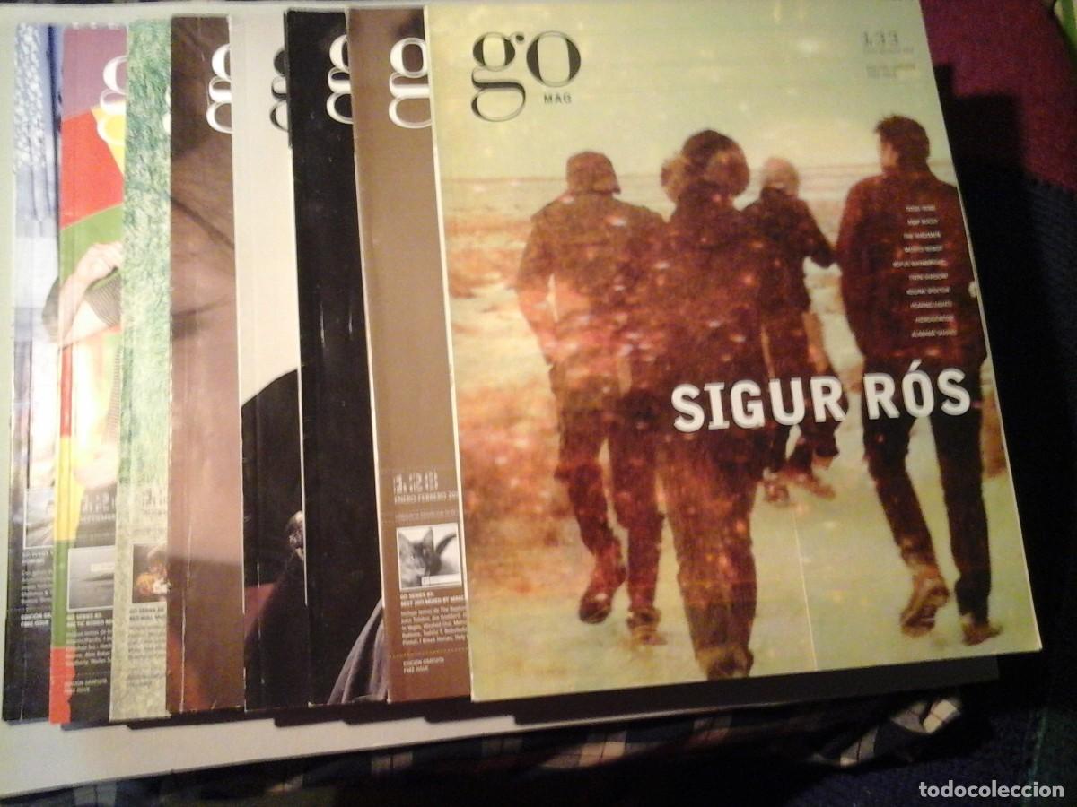 Collezionismo di Riviste e Giornali: REVISTA GO MAG. 8 N&Uacute;MEROS ( 98, 124 ,126, 128, 133, 134, 135, 137 ) POP. ROCK. TECHNO ... MODA
