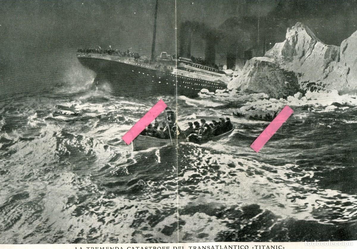 Coleccionismo de Revistas y Peri&oacute;dicos: REVISTA A&Ntilde;O 1912 REPORTAJE TODO SOBRE EL HUNDIMIENTO DEL TITANIC TELEGRAFO FOTOS FALLECIDOS FAMOSOS