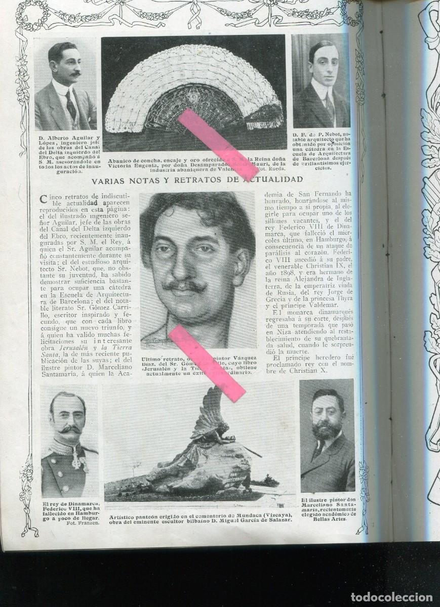 Collezionismo di Riviste e Giornali: REVISTA A&Ntilde;O 1912 MUNDACA MIGUEL GARCIA DE SALAZAR ARQUITECTO NEBOT BARCELONA URBANISMO