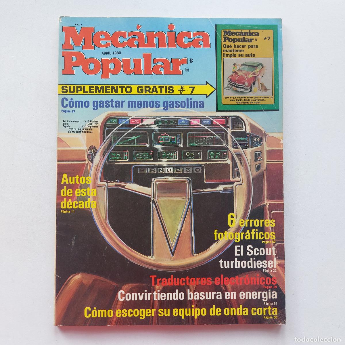 Coleccionismo de Revistas y Peri&oacute;dicos: MEC&Aacute;NICA POPULAR ABRIL 1980
