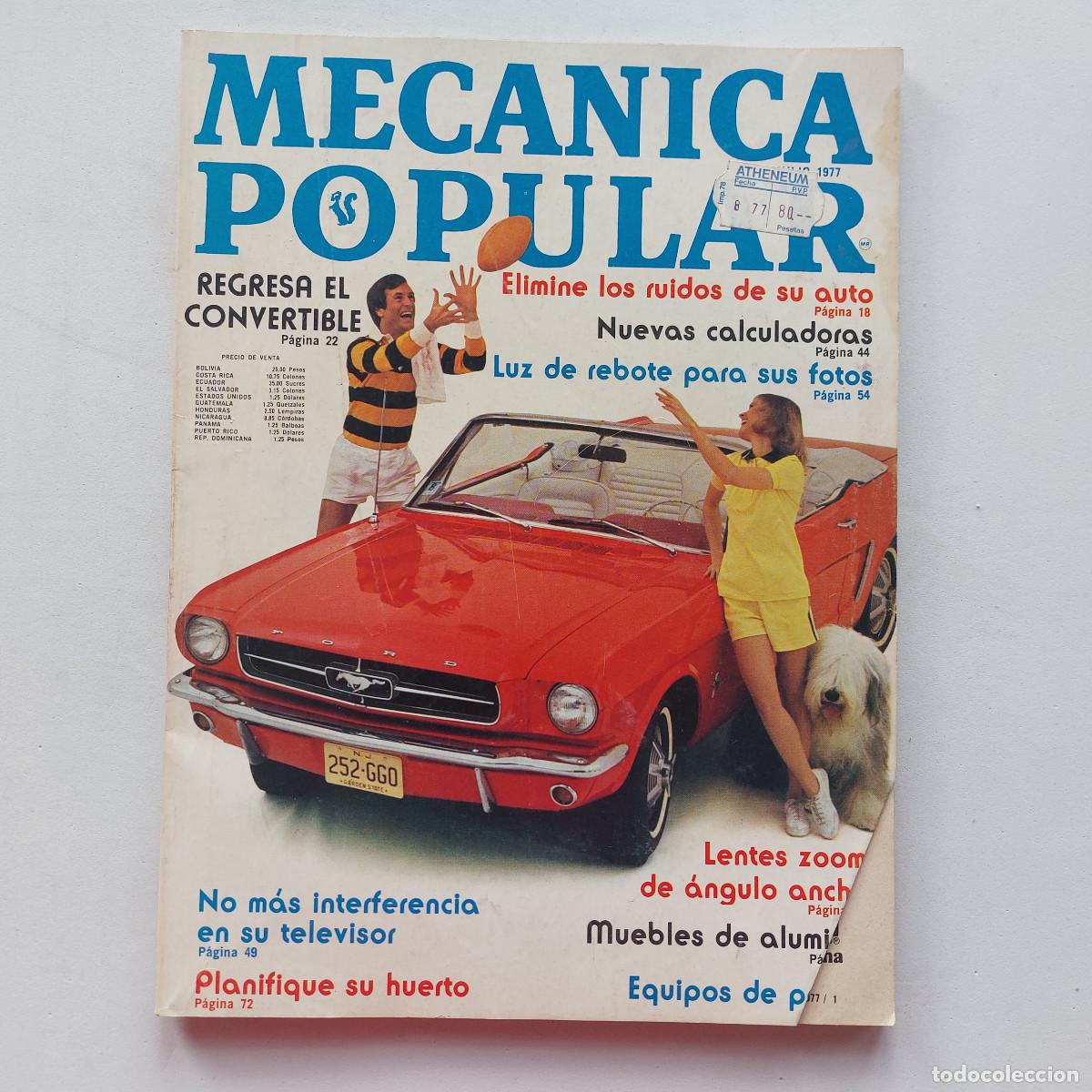Coleccionismo de Revistas y Peri&oacute;dicos: MEC&Aacute;NICA POPULAR JULIO 1977