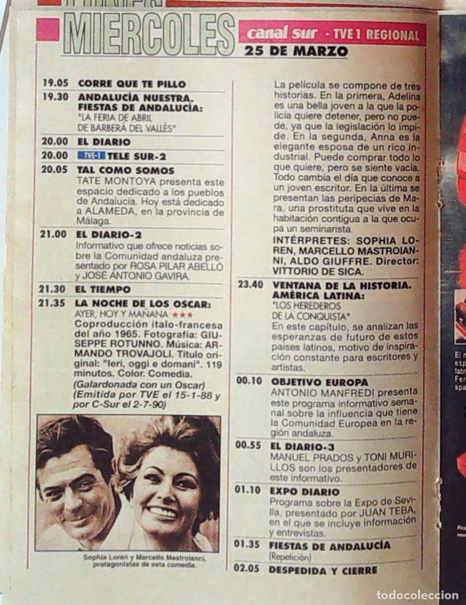 Coleccionismo de Revistas y Peri&oacute;dicos: AYER HOY MA&Ntilde;ANA SOFIA LOREN SOPHIA MARCELLO MASTROIANNI